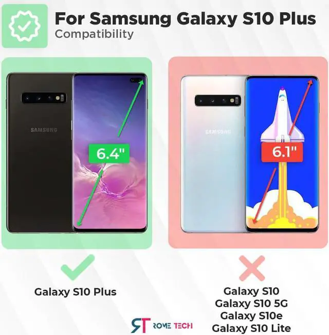 Alt view image 2 of 6 - Rome Tech For Samsung Galaxy S10 Plus Belt Clip Holster Phone Case