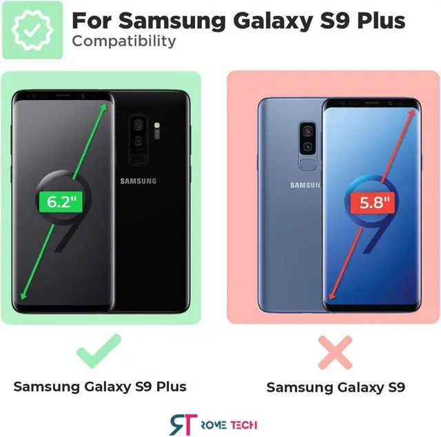 Alt view image 2 of 5 - Rome Tech For Samsung Galaxy S9 Plus Belt Clip Holster Phone Case