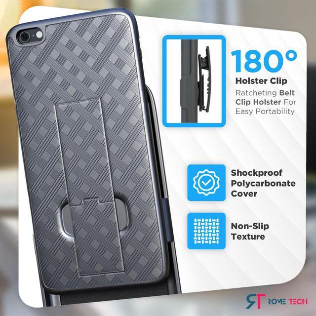 Alt view image 3 of 6 - Shell Holster Combo Case for Apple iPhone 6 & iPhone 6s