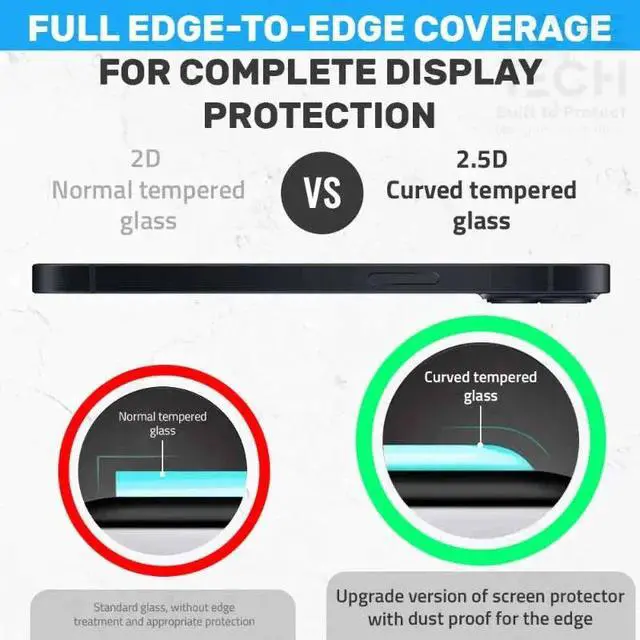 Alt view image 3 of 6 - Apple iPhone 17 Tempered Glass Screen Protector Camera Lens
