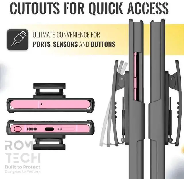 Alt view image 4 of 6 - Samsung Galaxy S22 Ultra Belt Clip Holster Phone Case