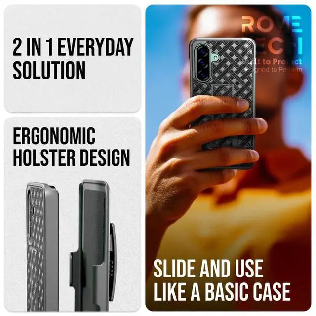 Alt view image 4 of 6 - Samsung Galaxy A26 5G (2025) Belt Clip Holster Phone Case