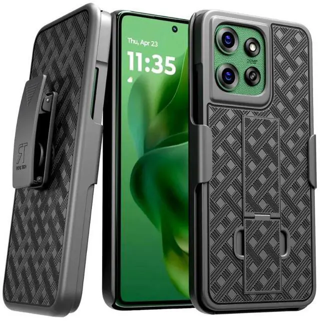 Main image of Rome Tech For Motorola Moto G Power 5G (2025) Belt Clip Holster Phone Case