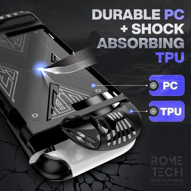 Alt view image 3 of 6 - Rome Tech For Case for Nintendo Switch 2 Slim Carrying Case with Anti-Scratch Design