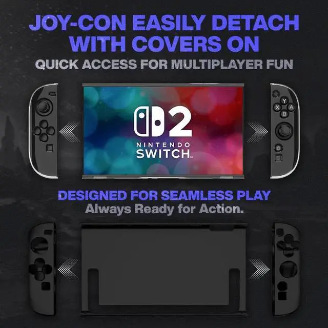 Alt view image 6 of 6 - Rome Tech For Case for Nintendo Switch 2 Slim Carrying Case with Anti-Scratch Design