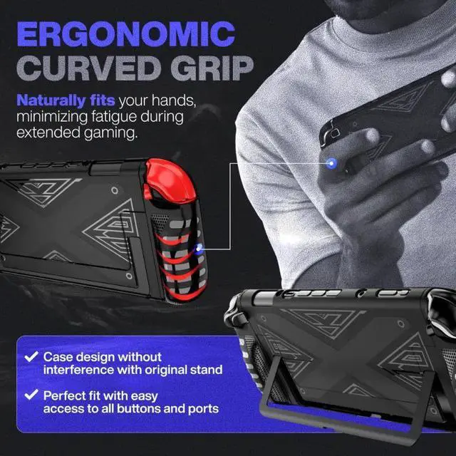 Alt view image 4 of 6 - Rome Tech For Case for Nintendo Switch 2 Slim Carrying Case with Anti-Scratch Design