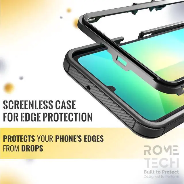 Alt view image 4 of 6 - Rome Tech For Samsung Galaxy A16 (2024) Defender Series Case