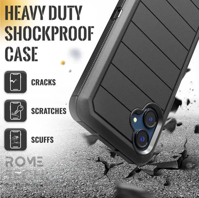 Alt view image 6 of 6 - Rome Tech For Samsung Galaxy A16 (2024) Defender Series Case