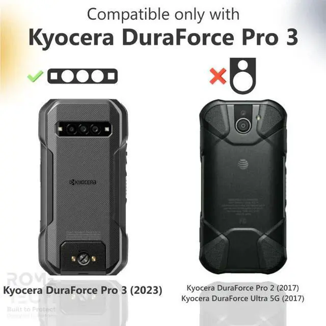 Alt view image 2 of 6 - Rome Tech For Kyocera Duraforce Pro 3 E7200 Armor Case