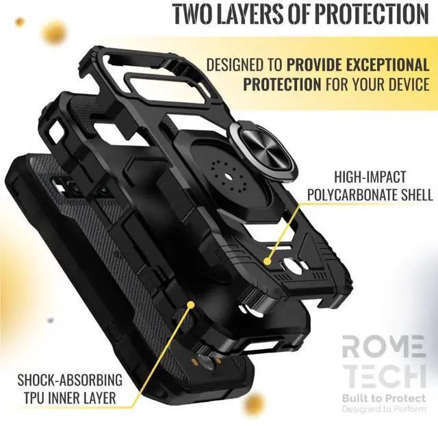 Alt view image 3 of 6 - Rome Tech For Kyocera Duraforce Pro 3 E7200 Armor Case