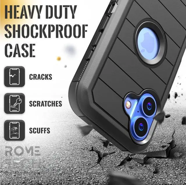 Alt view image 6 of 6 - Rome Tech For Apple iPhone 16 Defender Series Case