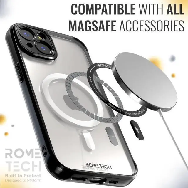 Alt view image 4 of 6 - Rome Tech For Apple iPhone 13 Mini Clear Case with Magsafe