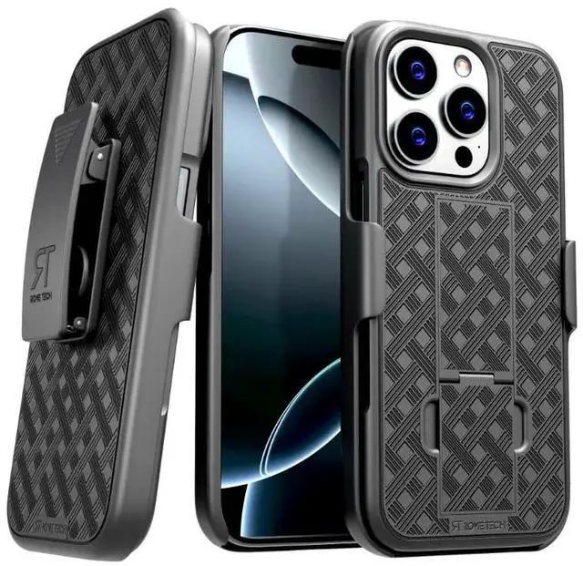 Main image of Rome Tech For Apple iPhone 16 Pro Belt Clip Holster Phone Case