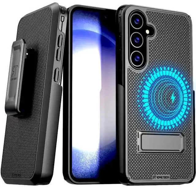 Main image of Rome Tech For Samsung Galaxy S24 Plus Magsafe Holster Phone Case With Belt Clip