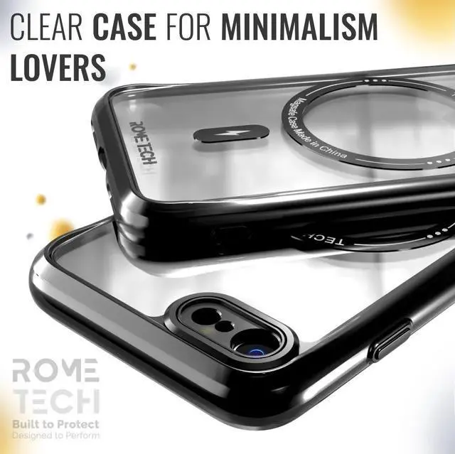 Alt view image 3 of 6 - Rome Tech For Apple iPhone 7/8/SE 2020/SE 2022 Clear Case with Magsafe