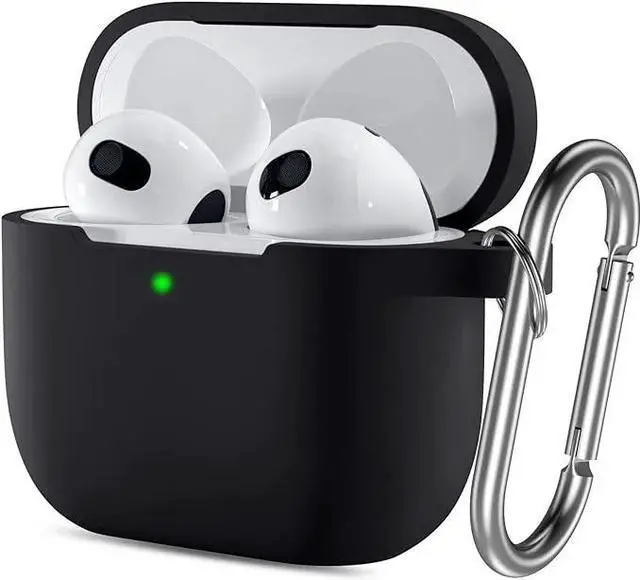 Alt view image 6 of 6 - Silicone Cover Case with Keychain for AirPods 3