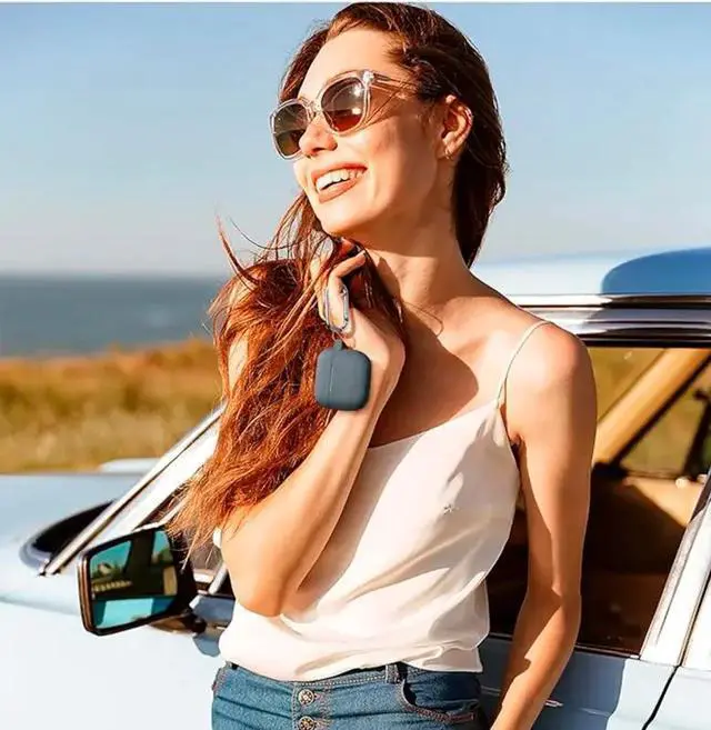 Alt view image 5 of 6 - Silicone Cover Case with Keychain for AirPods 3