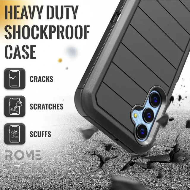 Alt view image 6 of 7 - Rome Tech For Samsung Galaxy A25 5G (2024) Defender Series Case