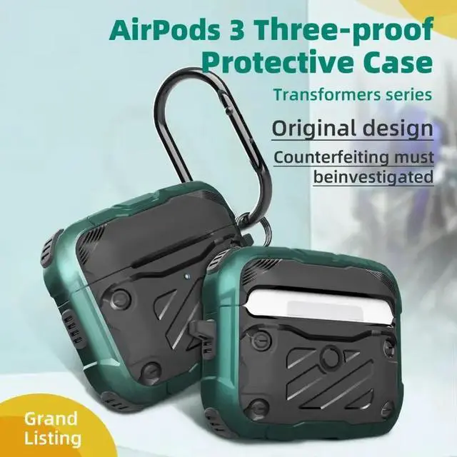 Alt view image 2 of 6 - Rome Tech For Three-Proof Protective Case for AirPods 3