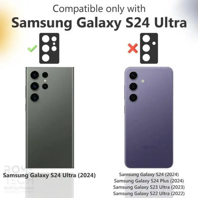 Alt view image 2 of 7 - Rome Tech For Samsung Galaxy S24 Ultra (2024) Belt Clip Holster Phone Case