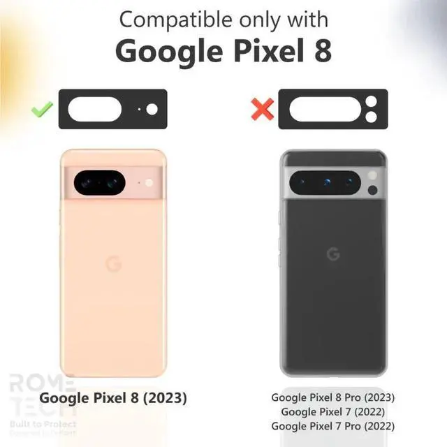 Alt view image 2 of 6 - Google Pixel 8 Rome Tech Clarity Case with Magsafe