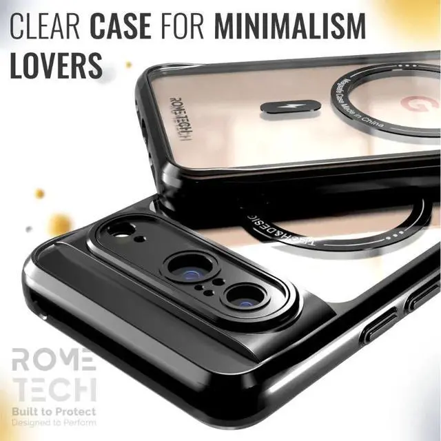 Alt view image 3 of 6 - Google Pixel 8 Rome Tech Clarity Case with Magsafe