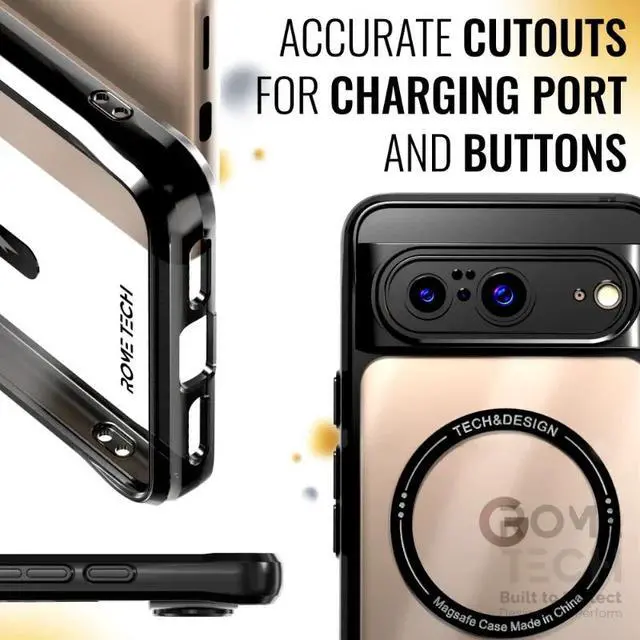 Alt view image 6 of 6 - Google Pixel 8 Rome Tech Clarity Case with Magsafe