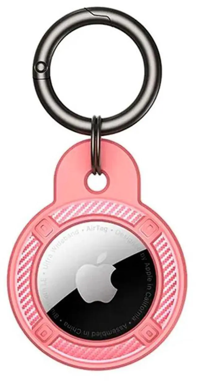 Alt view image 6 of 6 - Rome Tech For Circular Carbon Fiber Fob Case for AirTag