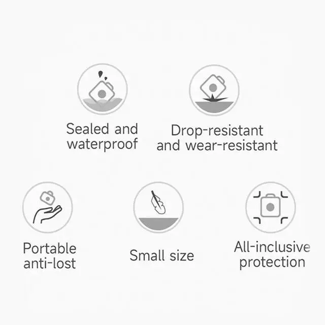 Alt view image 2 of 6 - Rome Tech For Waterproof Fob Case for AirTag