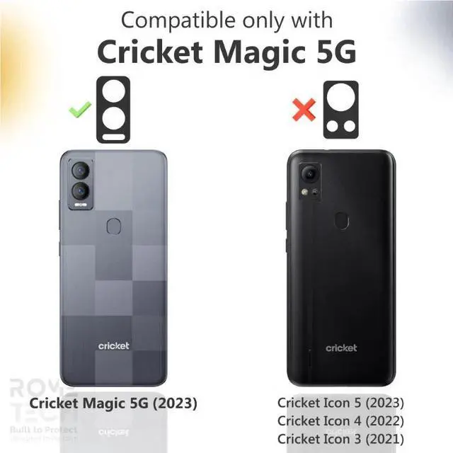 Alt view image 2 of 6 - Cricket Magic 5G (2023) Rome Tech Armor Case
