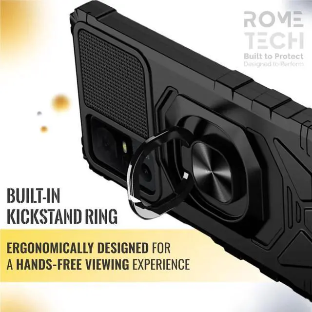 Alt view image 5 of 6 - Lively Jitterbug Smart4 /TCL 40 XL / TCL 40 T Armor Magnetic Case with Ring & Magnetic Mount