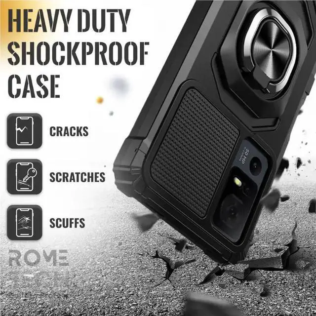 Alt view image 6 of 6 - Lively Jitterbug Smart4 /TCL 40 XL / TCL 40 T Armor Magnetic Case with Ring & Magnetic Mount