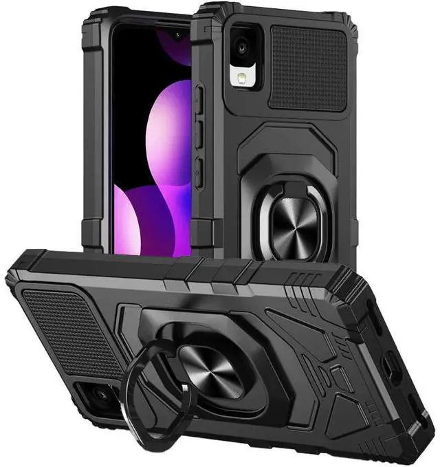 Alt view image 7 of 7 - TCL 30Z / TCL 30 LE (2022) Rome Tech Armor Case - Red