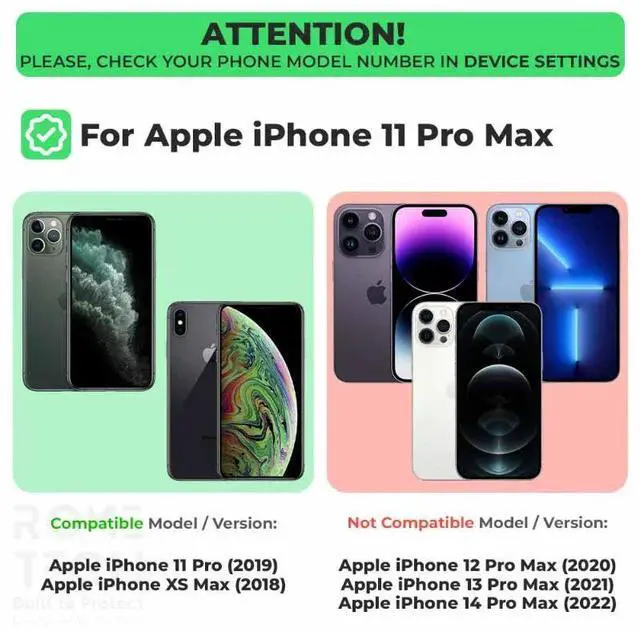 Alt view image 2 of 6 - Rome Tech For Apple iPhone 11 Pro Max Screen Protector 3-Pack Tempered Glass