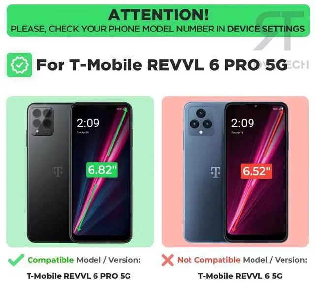 Alt view image 2 of 6 - Rome Tech For T-Mobile REVVL 6 Pro / REVVL 6x Pro (3 Per Pack) 2.5D Glass Screen Protector