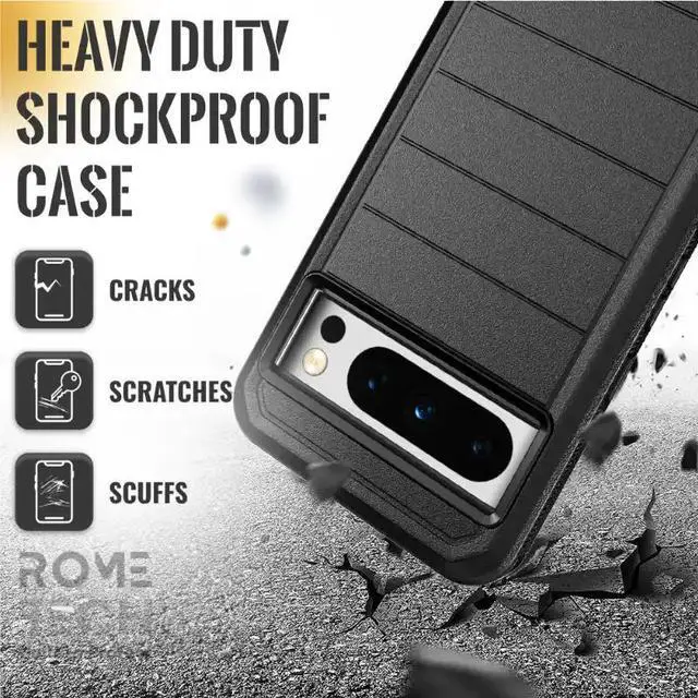 Alt view image 6 of 6 - Rome Tech For Google Pixel 8 Pro Defender Series Case