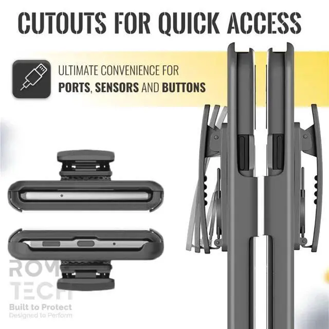 Alt view image 4 of 7 - Rome Tech For Apple iPhone 15 Plus Belt Clip Holster Phone Case