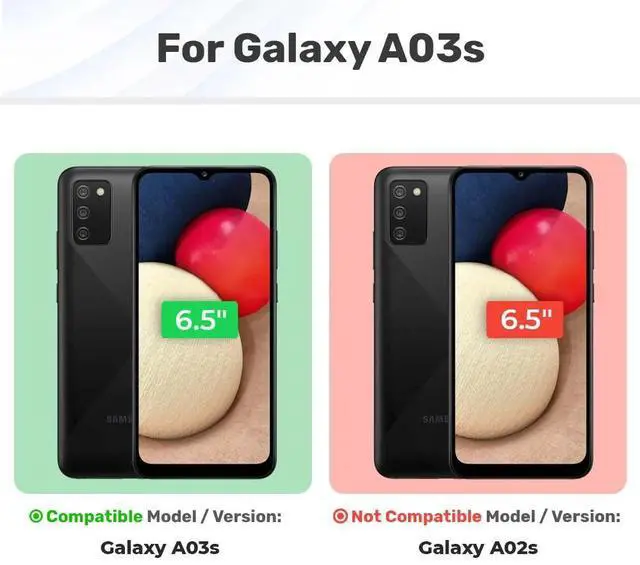 Alt view image 2 of 6 - Samsung Galaxy A03s Dual-Layer Holster Case with Kickstand