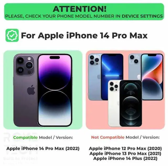 Alt view image 2 of 6 - Rome Tech For Apple iPhone 14 Pro Max Screen Protector 3-Pack Tempered Glass