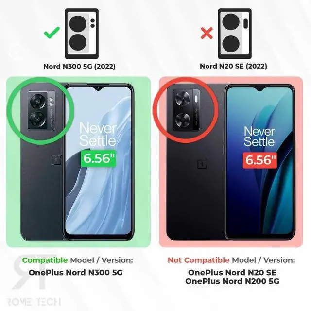 Alt view image 2 of 6 - Rome Tech For OnePlus Nord N300 5G Belt Clip Holster Phone Case