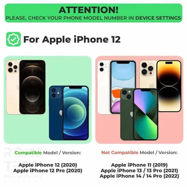 Alt view image 2 of 6 - Rome Tech For Apple iPhone 12 Screen Protector 3-Pack Tempered Glass