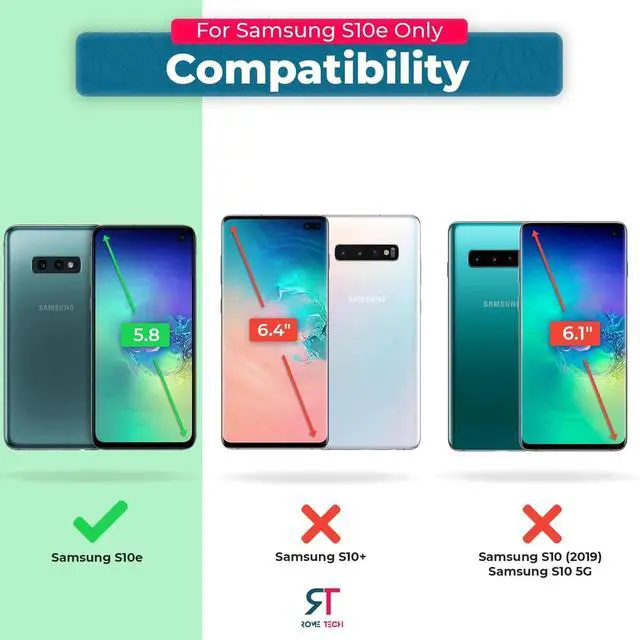 Alt view image 2 of 7 - Rome Tech For Samsung Galaxy S10e Belt Clip Holster Phone Case