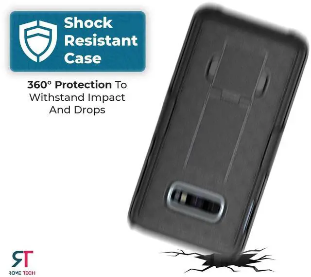 Alt view image 6 of 7 - Rome Tech For Samsung Galaxy S10e Belt Clip Holster Phone Case
