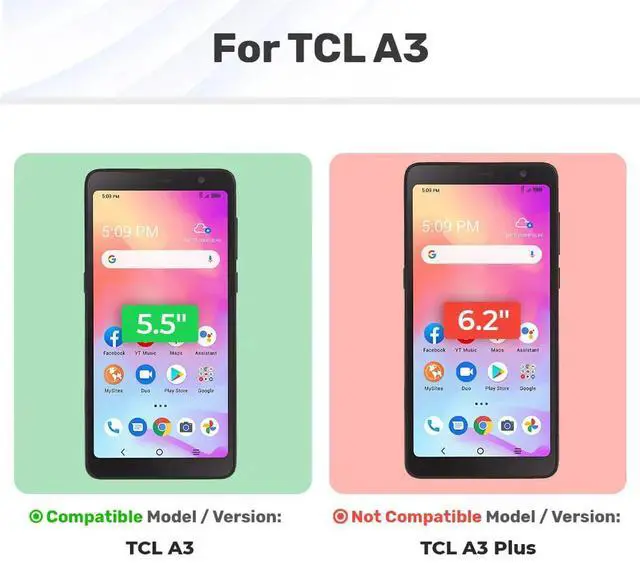 Alt view image 2 of 6 - Rome Tech For TCL A3 / TCL A30 / TCL Ion Z Dual-Layer Holster Case w/Kickstand