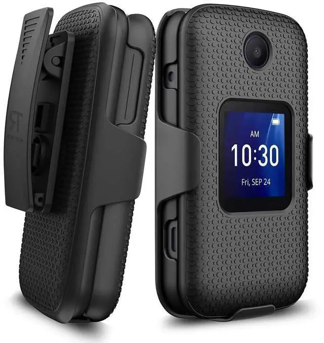 Main image of Rome Tech For TCL Flip / TCL Flip Pro / Alcatel Go Flip 4 Belt Clip Holster Phone Case