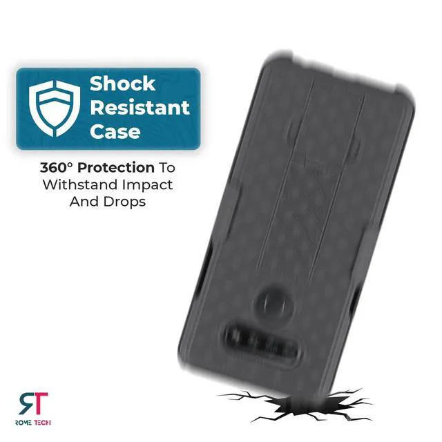 Alt view image 6 of 7 - Rome Tech For LG K51 Belt Clip Holster Phone Case