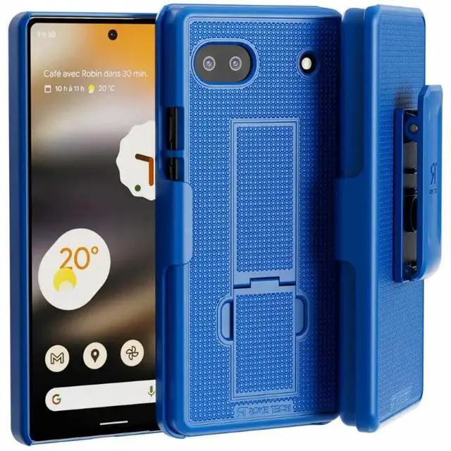 Alt view image 6 of 7 - Rome Tech For Google Pixel 6a Belt Clip Holster Phone Case