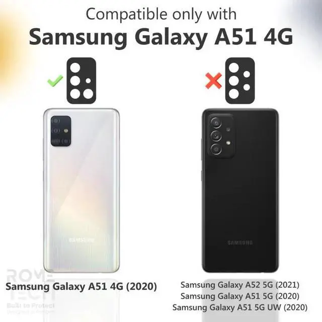 Alt view image 7 of 7 - Rome Tech For Samsung Galaxy A51 4G Belt Clip Holster Phone Case