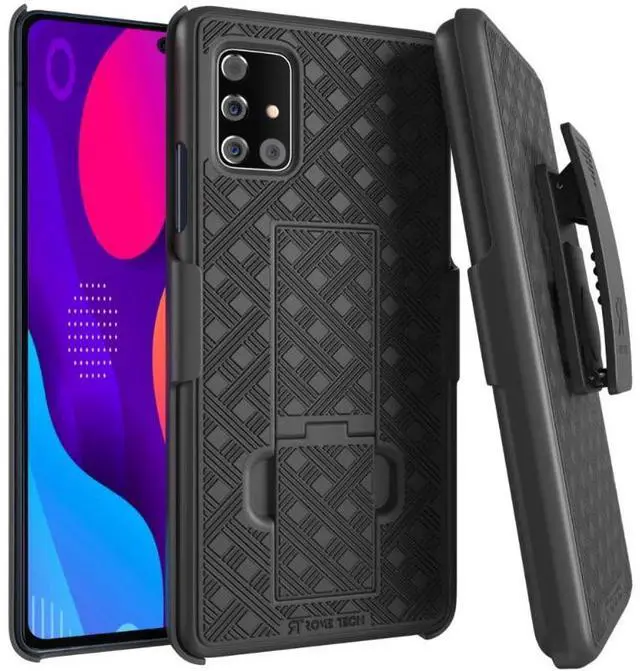 Alt view image 6 of 7 - Rome Tech For Samsung Galaxy A51 4G Belt Clip Holster Phone Case