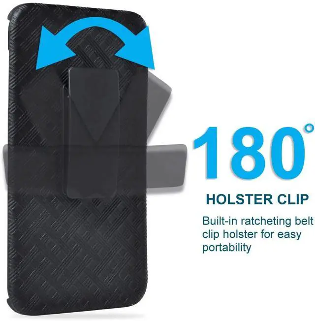 Alt view image 2 of 6 - Rome Tech For Samsung Galaxy S6 Edge Plus Belt Clip Holster Phone Case